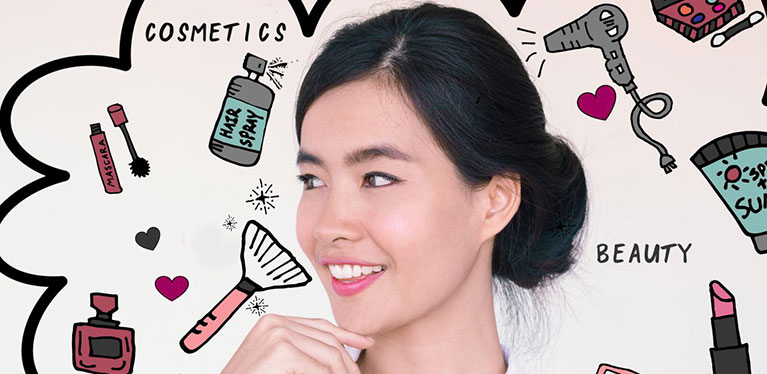 Beauty influencer