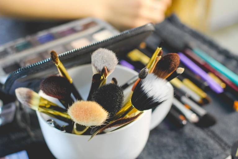 Brush makeup beauty female